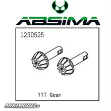 Coppie coniche differenziali 11T per ponti Sherpa