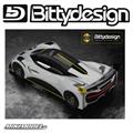 ARES-1 1/10 GT 190mm Carrozzeria Trasparente
