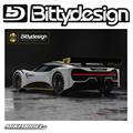 ARES-1 1/10 GT 190mm Carrozzeria Trasparente