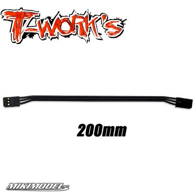 T-Work’s Flexible extension With Futaba Leads 200 mm
