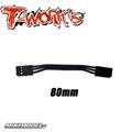 T-Work’s Flexible extension With Futaba Leads 80 mm