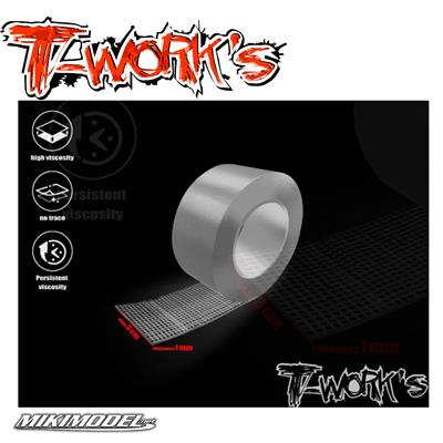Biadesivo T-WORK'S 3 cm x 3 m ALTISSIMA RESISTENZA