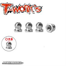 64 Titanium 4.8mm Pivot Ball With Thread