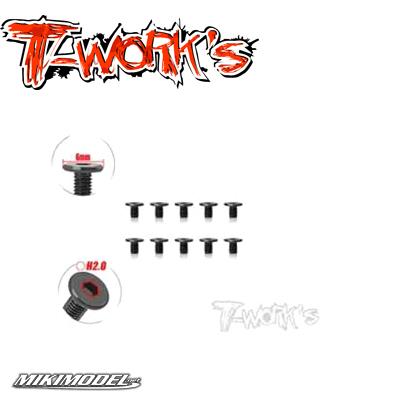 3mm x 4mm  Hex. Socket Head Low Profile Screws(10pcs.)
