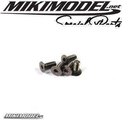 Viti M3x8 110° svasate Titanio (5 Pezzi)