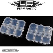 Yeah Racing Mini Plastic Box 2pcs (6.5 x 5 x1.5cm)