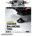 Spine di bilanciamento in alluminio nero Yeah Racing 2 pezzi