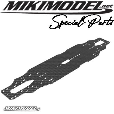 Carbon Chassis 2 mm for YOKOMO MS1/BD12/BD11/BD10 strict version