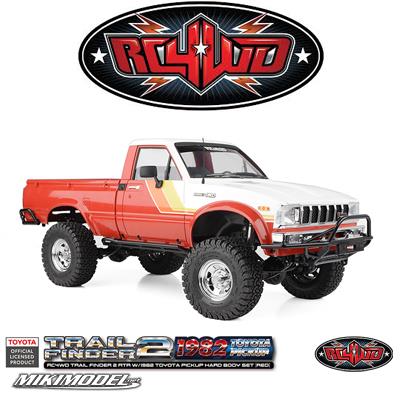 RC4WD Trail Finder 2 RTR w/1982 Toyota Pickup Hard Body Red