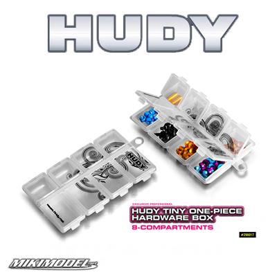 HUDY scatola porta minuteria con 8 comparti