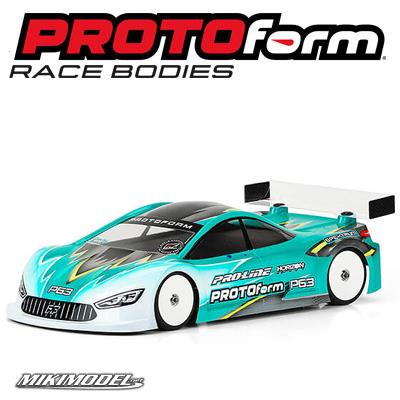 1/10 P63 X-Lite (0.4mm) carrozzeria trasparente da 190mm TC