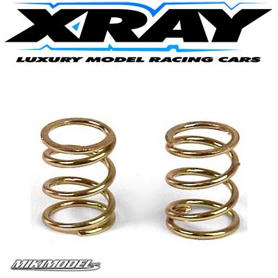 Spring 4.0 Coils 3.6x6x0.5mm, C=3.5 - Gold (2)