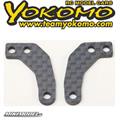 Yokomo MS2.0/MS1 piastra di sterzo in carbonio 2 pezzi