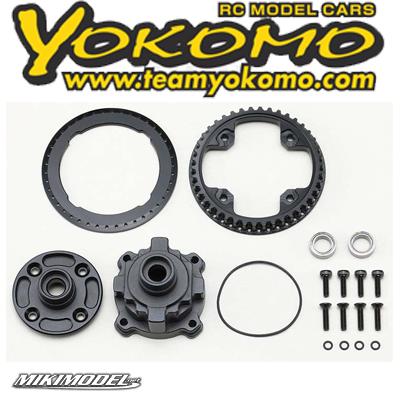 Yokomo MS2.0 Aluminum Gear Diff Case with 42T Pulley (1)