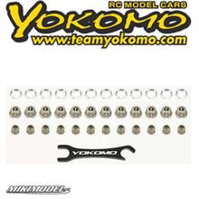 Aluminum Hard-Coated Suspension Ball Set for MS Series YOKOMO