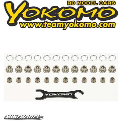 Aluminum Hard-Coated Suspension Ball Set for MS Series YOKOMO