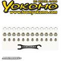 Aluminum Hard-Coated Suspension Ball Set for MS Series YOKOMO