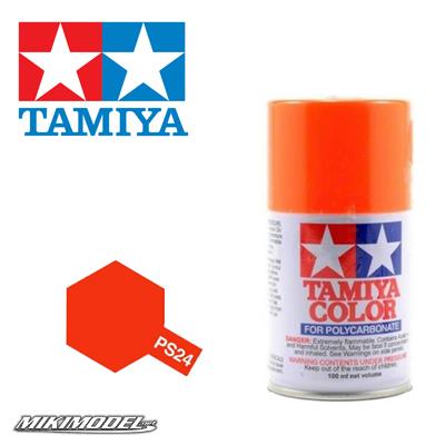 Vernice Spray Tamiya Arancio Fluo per Policarbonato 100 ml