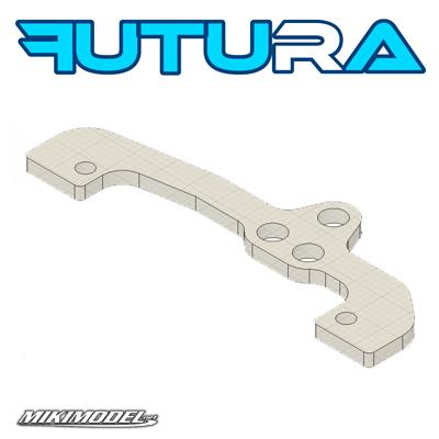 Carbon rear pod lower plate for chassis