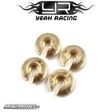 Brass Spring Retainer 4pcs For Axial SCX10 II & III Element Endu