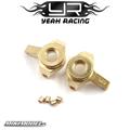 Brass Front Steering Knuckles Set For Axial SCX24