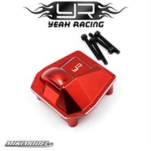 Aluminum Diff Cover Red For Axial SCX6