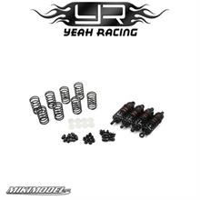 Aluminum Big Bore Go 60mm Damper Set 4pcs for 1/10 RC Touring