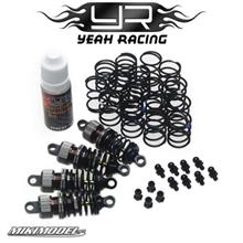 Shock-Gear 55mm Damper Set for 1/10 RC Touring Car GunMetal