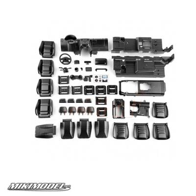 Cockpit Interior Kit Black For Traxxas TRX-4 G500 Benz TRX-6 G63