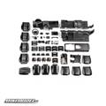 Cockpit Interior Kit Black For Traxxas TRX-4 G500 Benz TRX-6 G63
