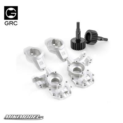 Aluminum G2 Ackermann Caster Blocks Portal Drive Housing Set Sil