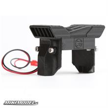 3D PLA ESC Heat Sink Black w/ Cooling Fan For TRAXXAS TRX-4