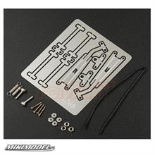 Removable Metal Wiper Set Silver For 1/10 RC Crawler