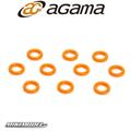 Diff O-rings Silicon - Orange (A319)