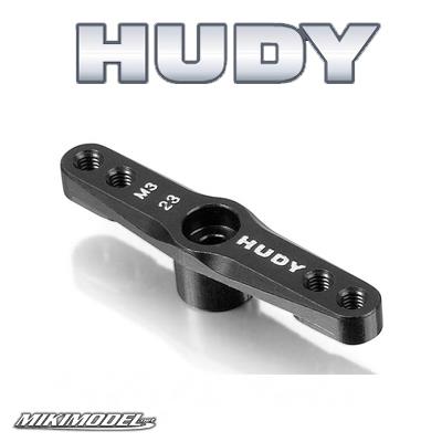 HUDY Alu Servo Horn per gas / freno - con filettatura M3 - 23 de