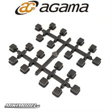 21116-B Suspension Pin Bushings Black (A319)