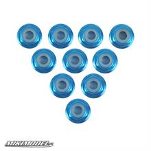 4mm Aluminium Serrated Lock Nut10pcs (LB)